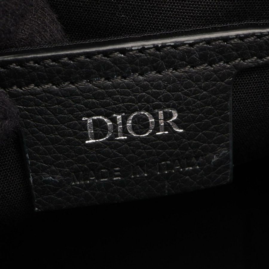 Dior Rider Sling 腰包 斜背包 帆布 皮革 海軍藍 米色 黑色 二手 男士-3