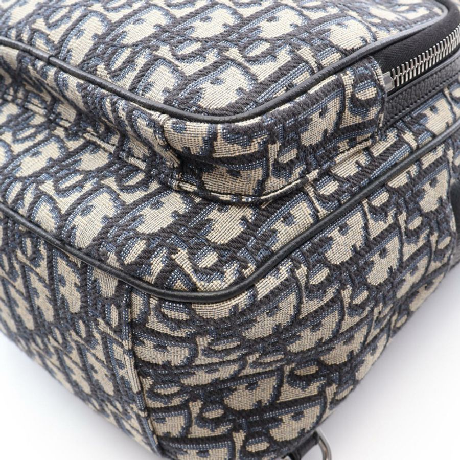 Dior Rider Sling 腰包 斜背包 帆布 皮革 海軍藍 米色 黑色 二手 男士-6