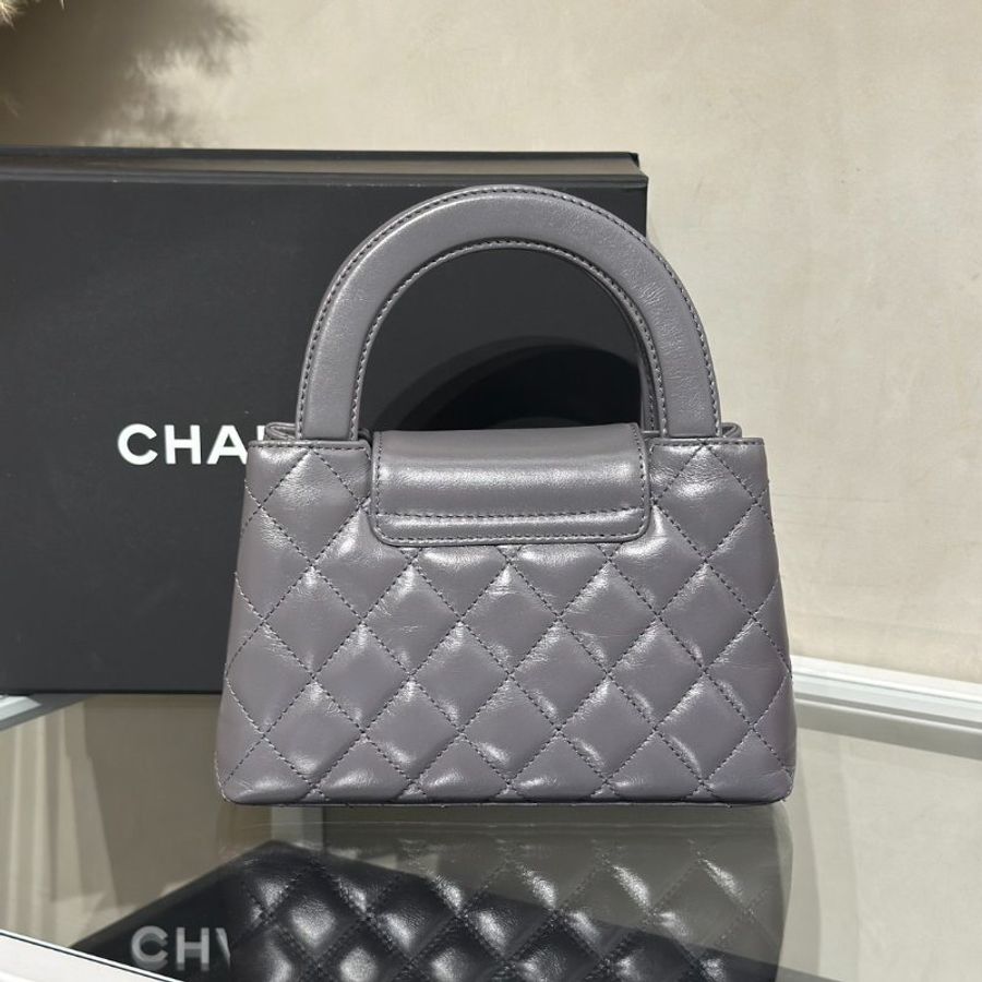 CHANEL Mini Kelly - 深灰金-4