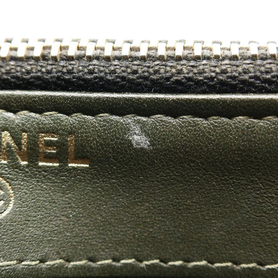 CHANEL 香奈兒 Boy Double Zip WOC 鍊帶包 肩背包 黑色 荔枝紋牛皮 A84069-16