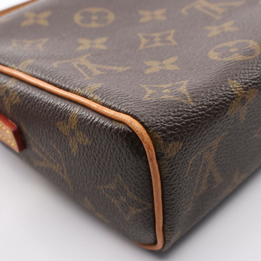路易威登 Recital 單肩手提包 M51900 Monogram 帆布皮革棕色二手-5