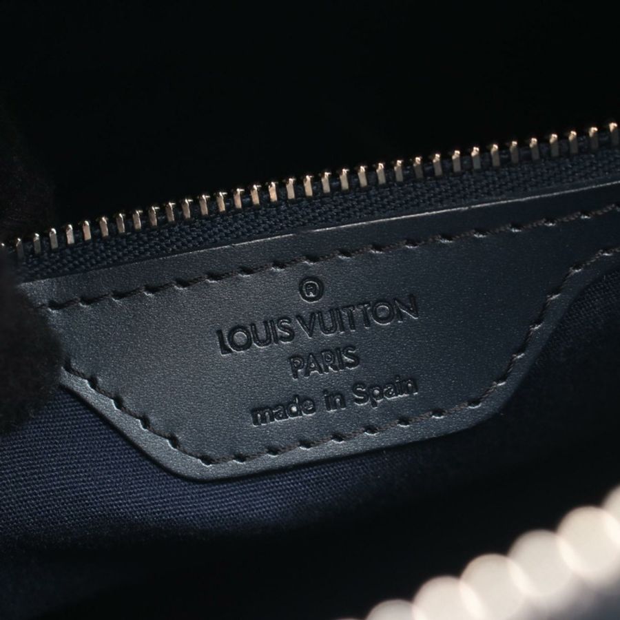路易威登 Stockton 手提包 M55115 Monogram Matte 皮革海軍藍二手女士-3