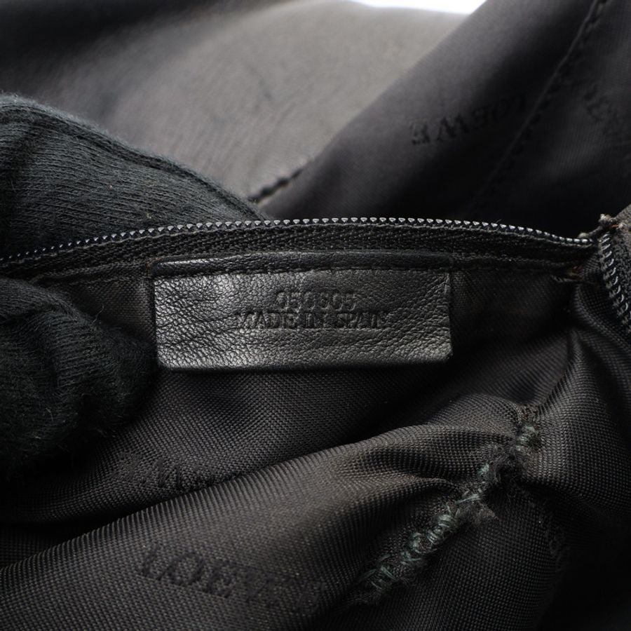 LOEWE 羅威 肩背包 黑色 羊皮-4