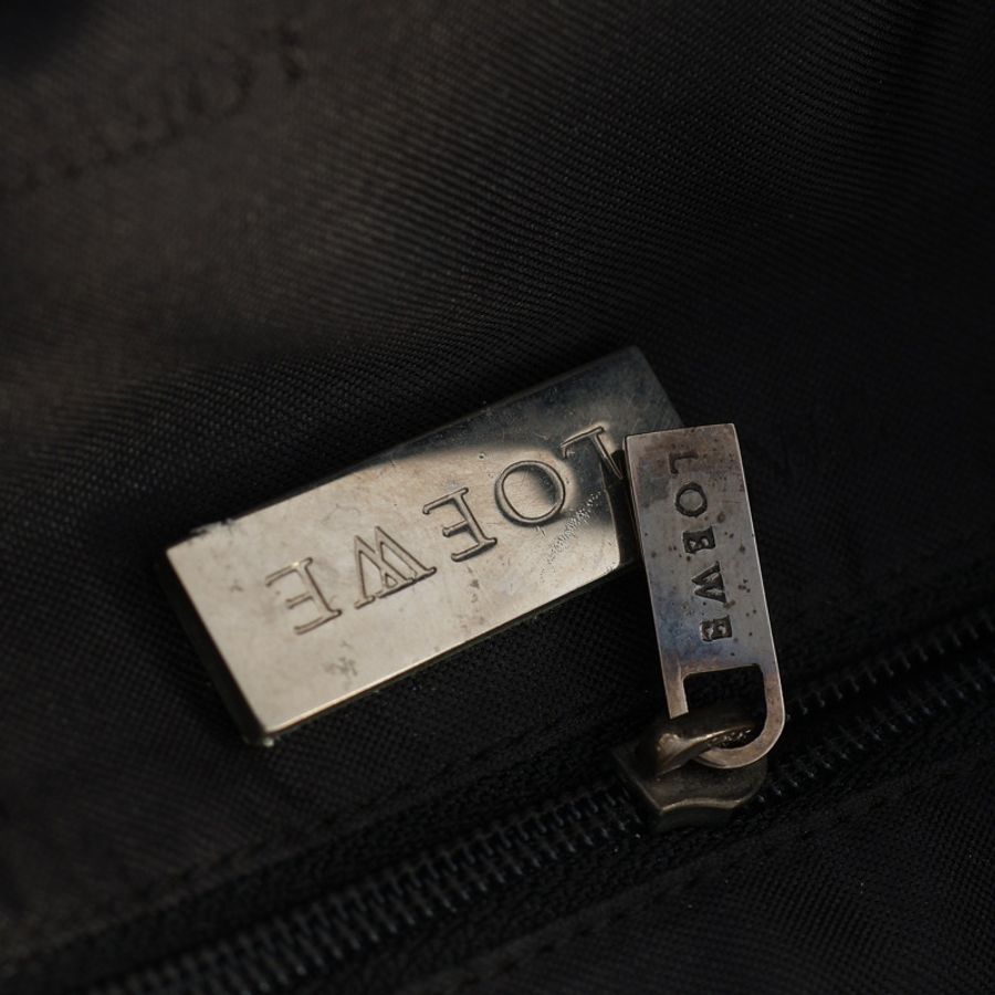 LOEWE 羅威 肩背包 黑色 羊皮-14