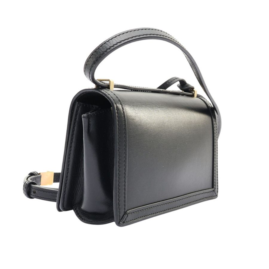 LOEWE 羅威 Barcelona 肩背包 黑色 牛皮-1