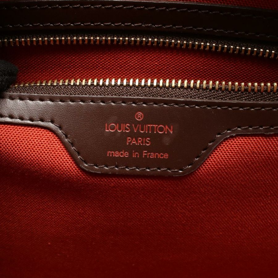 路易威登 Nolita 手袋 N41455 Damier 帆布皮革 棕色 Ebene 二手女式-3