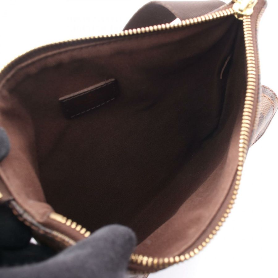 LOUIS VUITTON Pochette Mervil 斜背單肩包 N51127 Damier Ebene 二手 LV-2