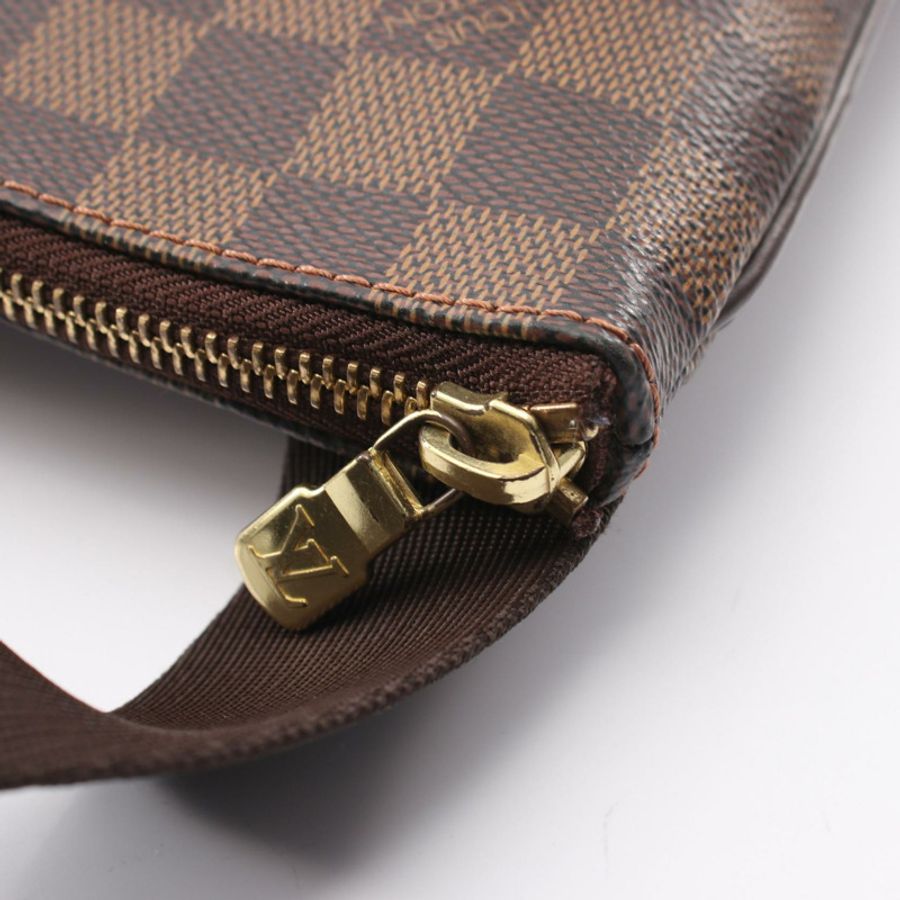 LOUIS VUITTON Pochette Mervil 斜背單肩包 N51127 Damier Ebene 二手 LV-6