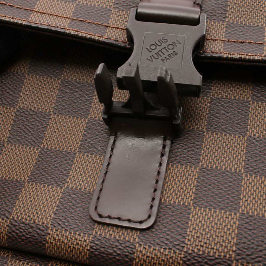 LOUIS VUITTON Pochette Mervil 斜背單肩包 N51127 Damier Ebene 二手 LV-7