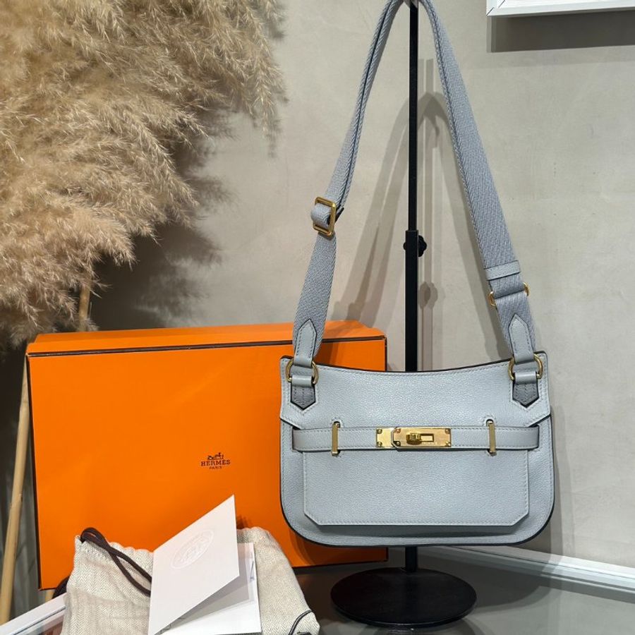 HERMES Jypsiere Mini - Bleu Glacier 8U 冰川藍金 W-7