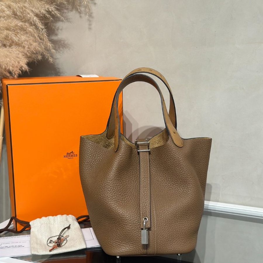HERMES Picotin 18 Touch - Alezan 3G 栗子銀 U-10