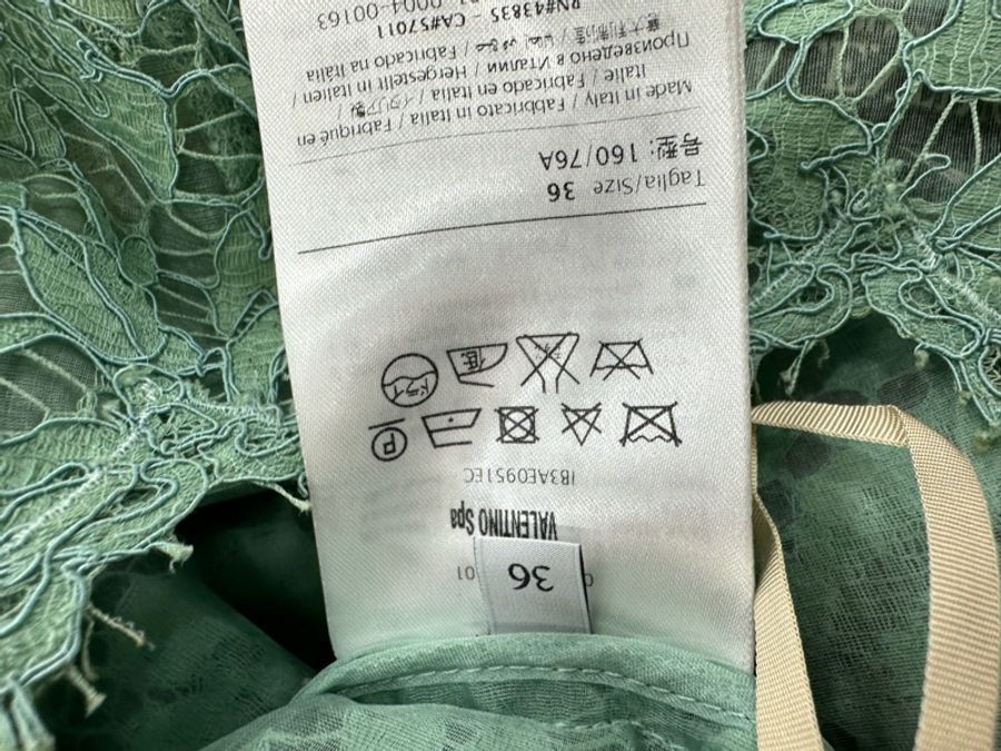 Valentino華倫天奴經典蕾絲洋裝 36碼-4