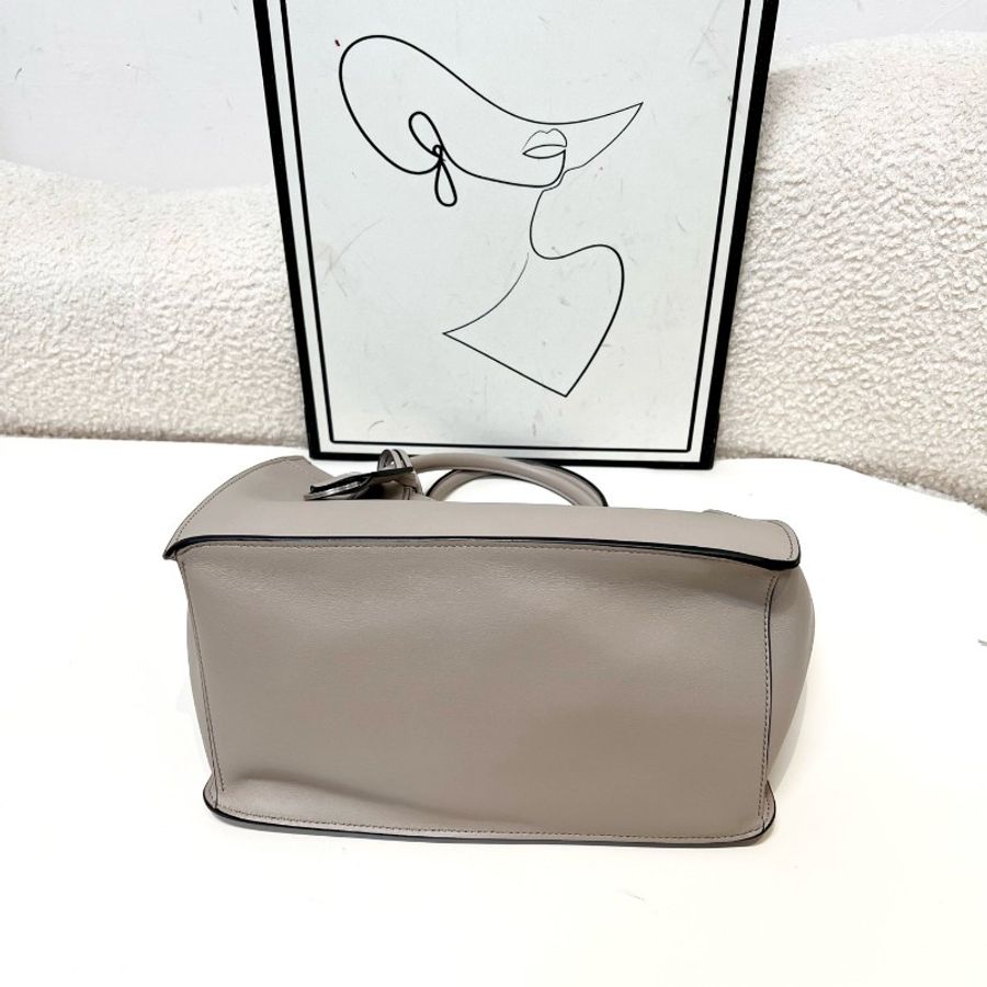 Prada 灰拼色手提單肩系列托特包-3