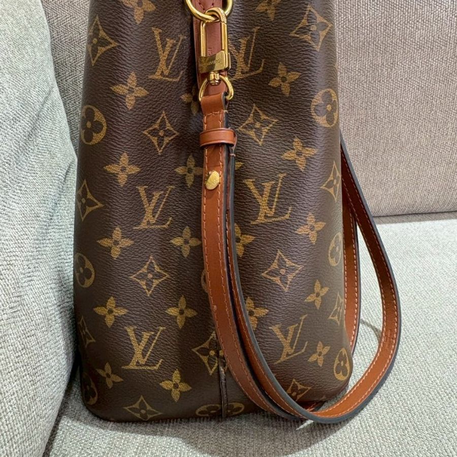Louis Vuitton  NeoNoe 經典老花焦糖色MM水桶包-3