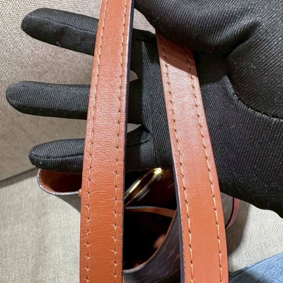 Louis Vuitton  NeoNoe 經典老花焦糖色MM水桶包-25