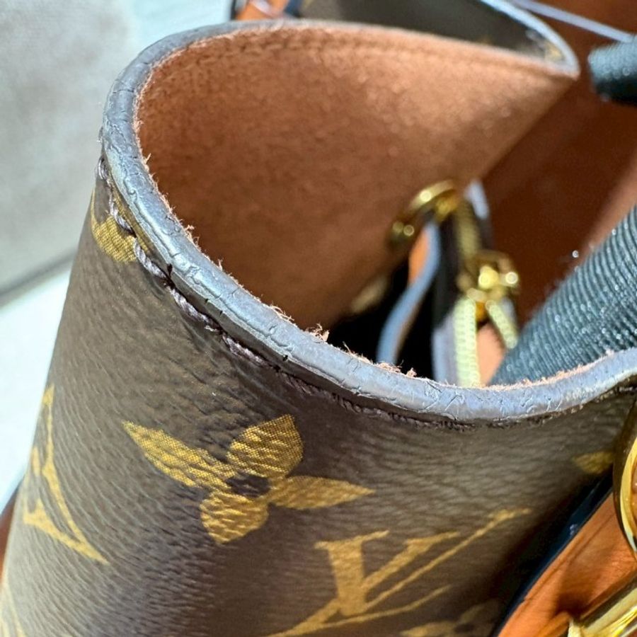 Louis Vuitton  NeoNoe 經典老花焦糖色MM水桶包-26