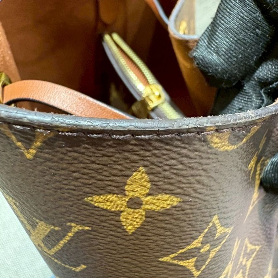 Louis Vuitton  NeoNoe 經典老花焦糖色MM水桶包-30