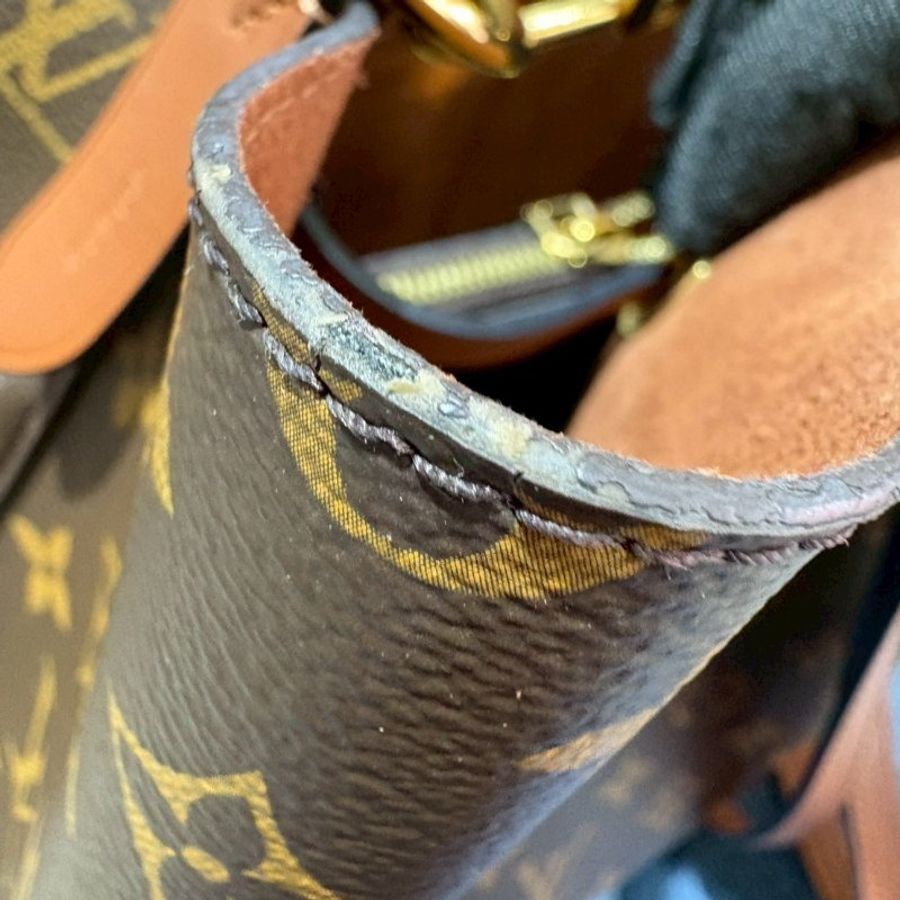 Louis Vuitton  NeoNoe 經典老花焦糖色MM水桶包-33