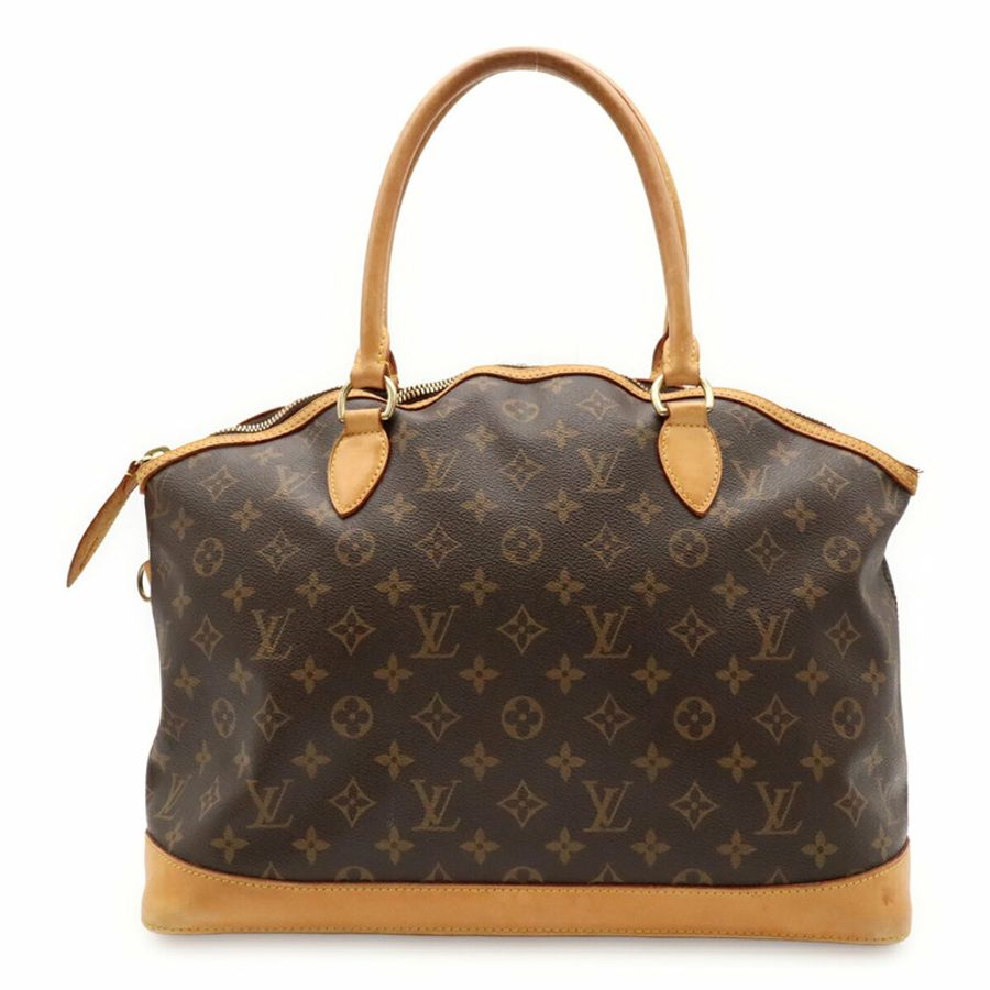 路易威登 (LOUIS VUITTON) 路易威登 Monogram Lockit 橫向手提包/托特包/單肩包 M40104-0