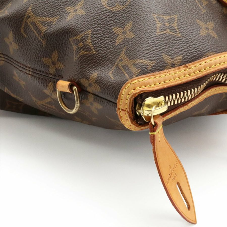 路易威登 (LOUIS VUITTON) 路易威登 Monogram Lockit 橫向手提包/托特包/單肩包 M40104-4