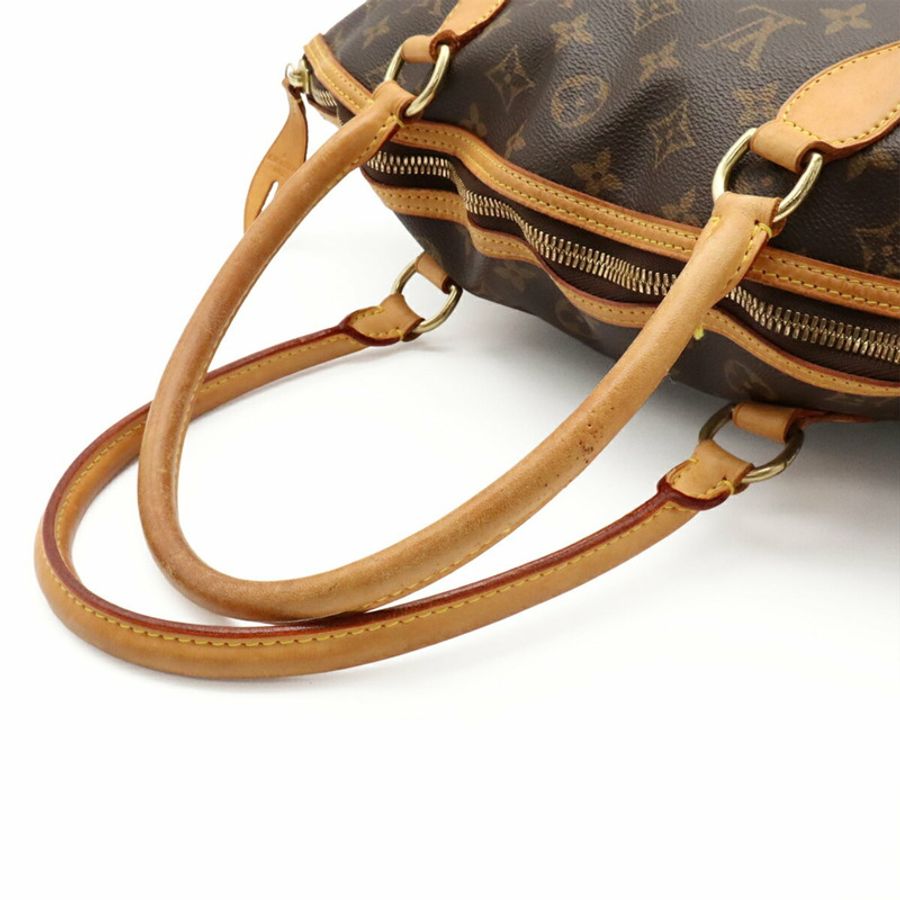 路易威登 (LOUIS VUITTON) 路易威登 Monogram Lockit 橫向手提包/托特包/單肩包 M40104-6