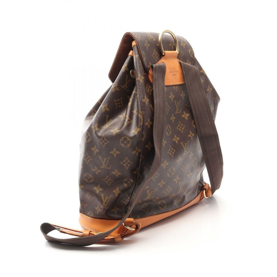 路易威登 Montsouris GM 雙肩包 M51135 Monogram 帆布 二手女士-1