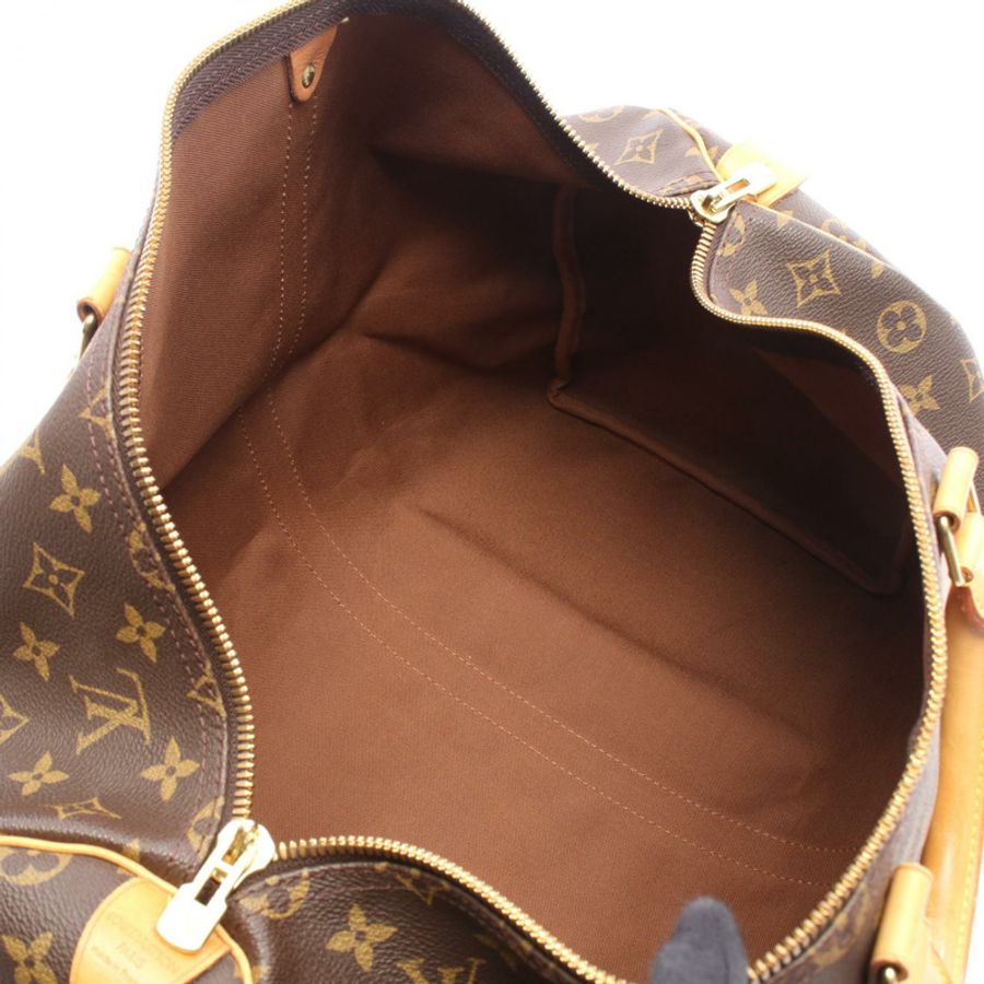 路易威登 Keepall 50 手提包 M41426 Monogram 帆布皮革棕色二手 LV-2
