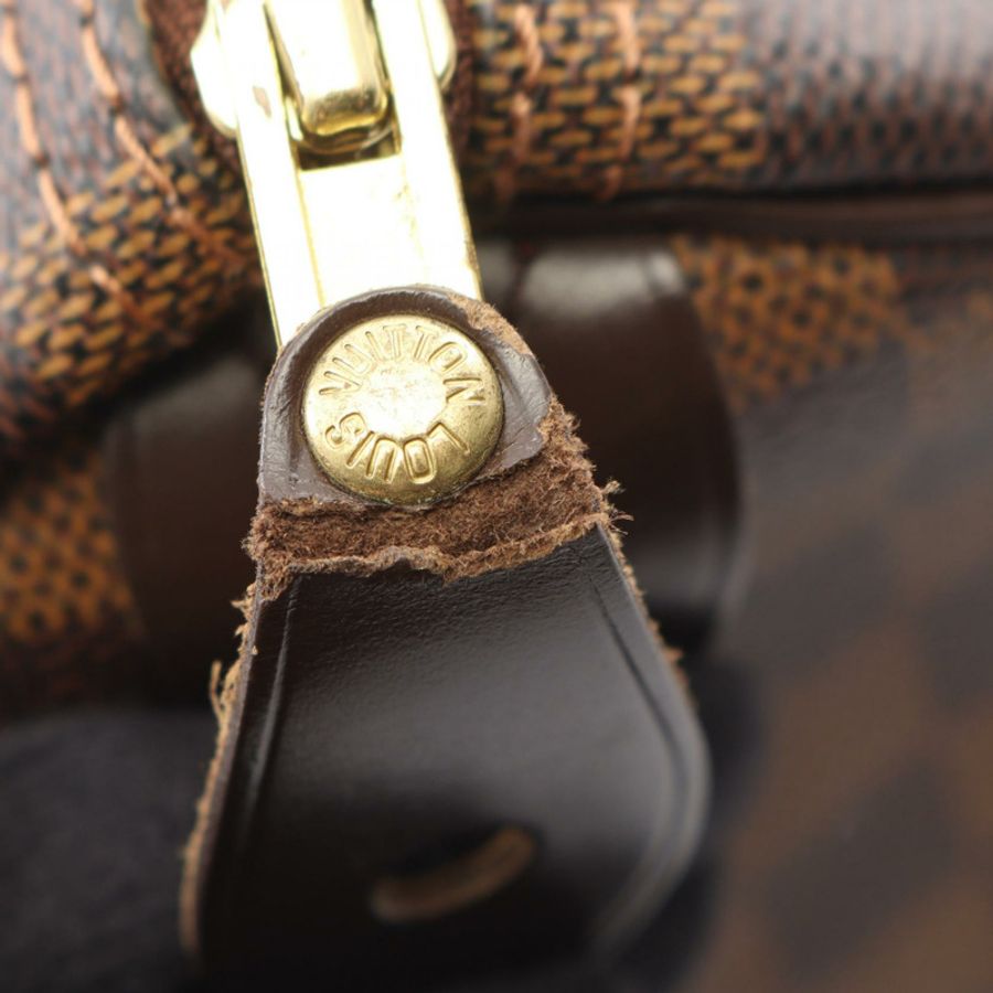 路易威登 Speedy 30 手提包 N41531 Damier 帆布棕色 Ebene 二手女士 LV-5
