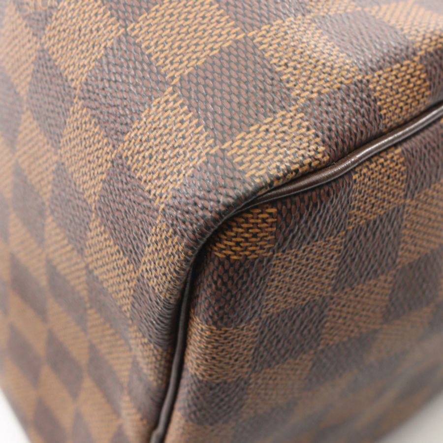 路易威登 Speedy 30 手提包 N41531 Damier 帆布棕色 Ebene 二手女士 LV-7