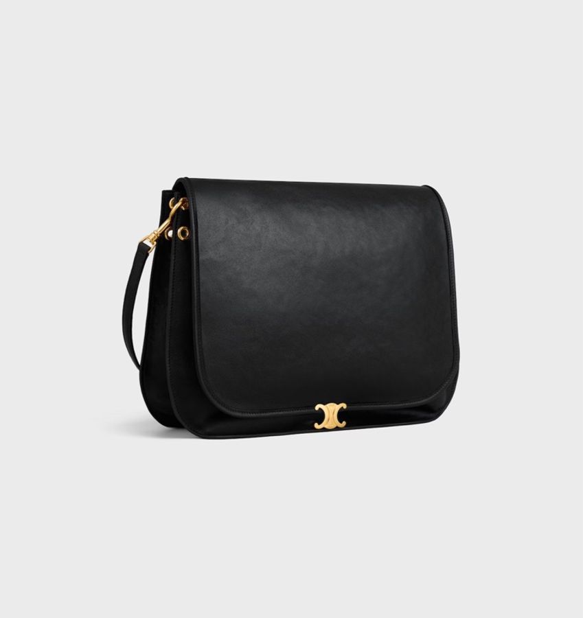 2026 最新款 CELINE SOFT TRIOMPHE BESACE 手袋 黑色-0
