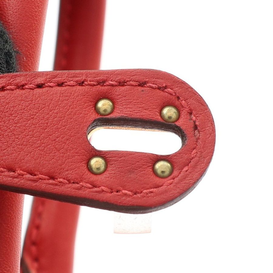 HERMES 愛馬仕 Mini Lindy 琳蒂包 Swift牛皮 辣椒紅 金扣 Z刻 肩背包-7