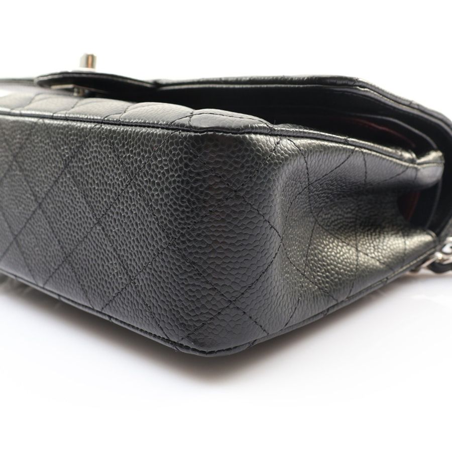 CHANEL 香奈兒 Classic Flap 25 肩背包 黑色 荔枝紋 牛皮 A01112-10