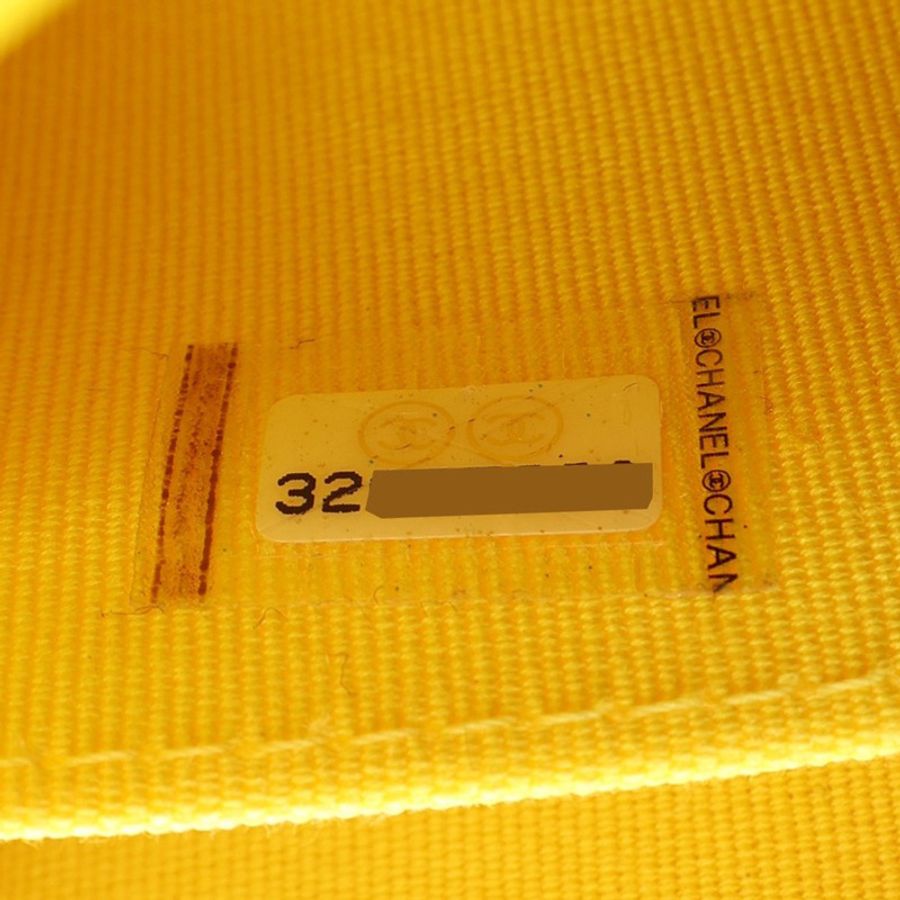 CHANEL 香奈兒 WOC 肩背包 黃色 菱格紋羊皮 AP2733-5