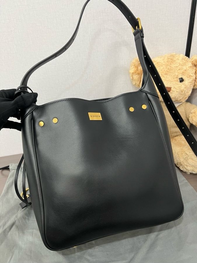 Balenciaga 巴黎世家 肩背包  黑金 28*28-2
