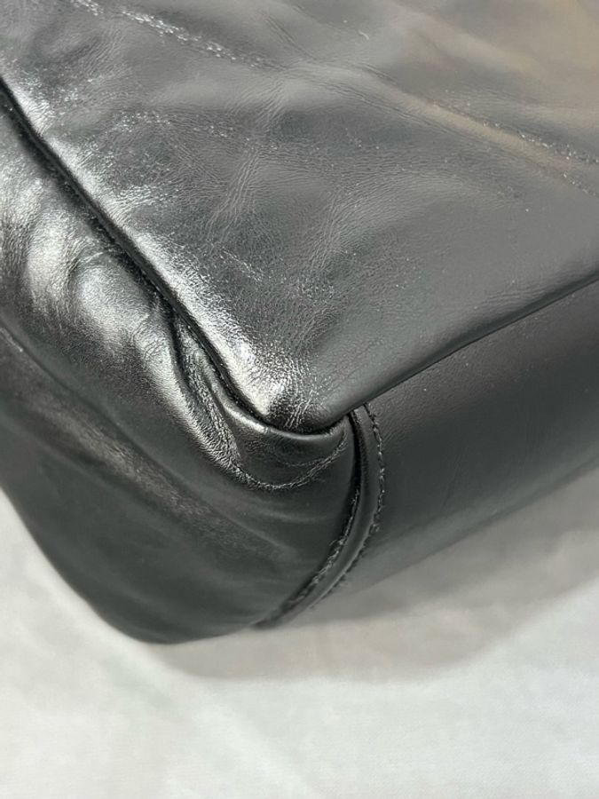 Balenciaga 巴黎世家 黑金Monaco雲朵腋下包 25*18-8
