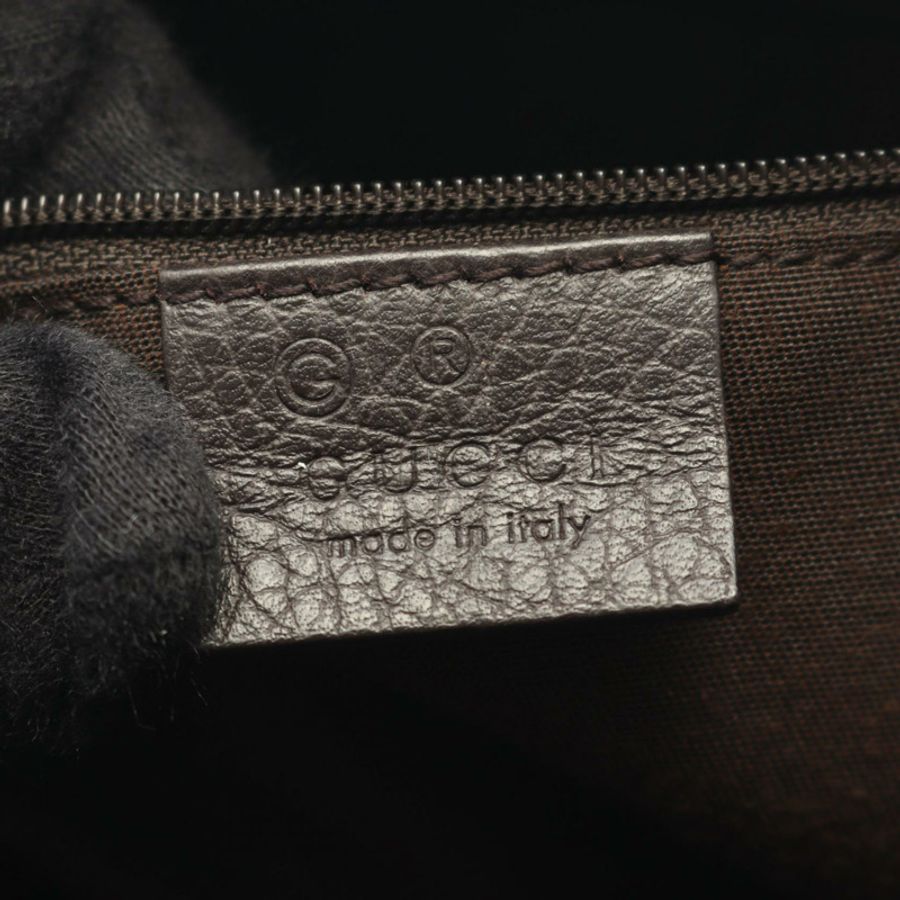 GUCCI 雙G水晶互扣式WAY手提單肩包 341503 帆布皮革-3