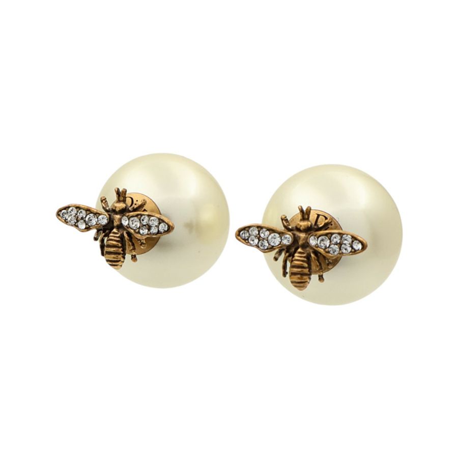Dior PVC/金屬Dior Tribales Bee Earrings耳環-2