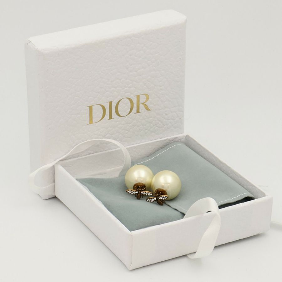 Dior PVC/金屬Dior Tribales Bee Earrings耳環-6