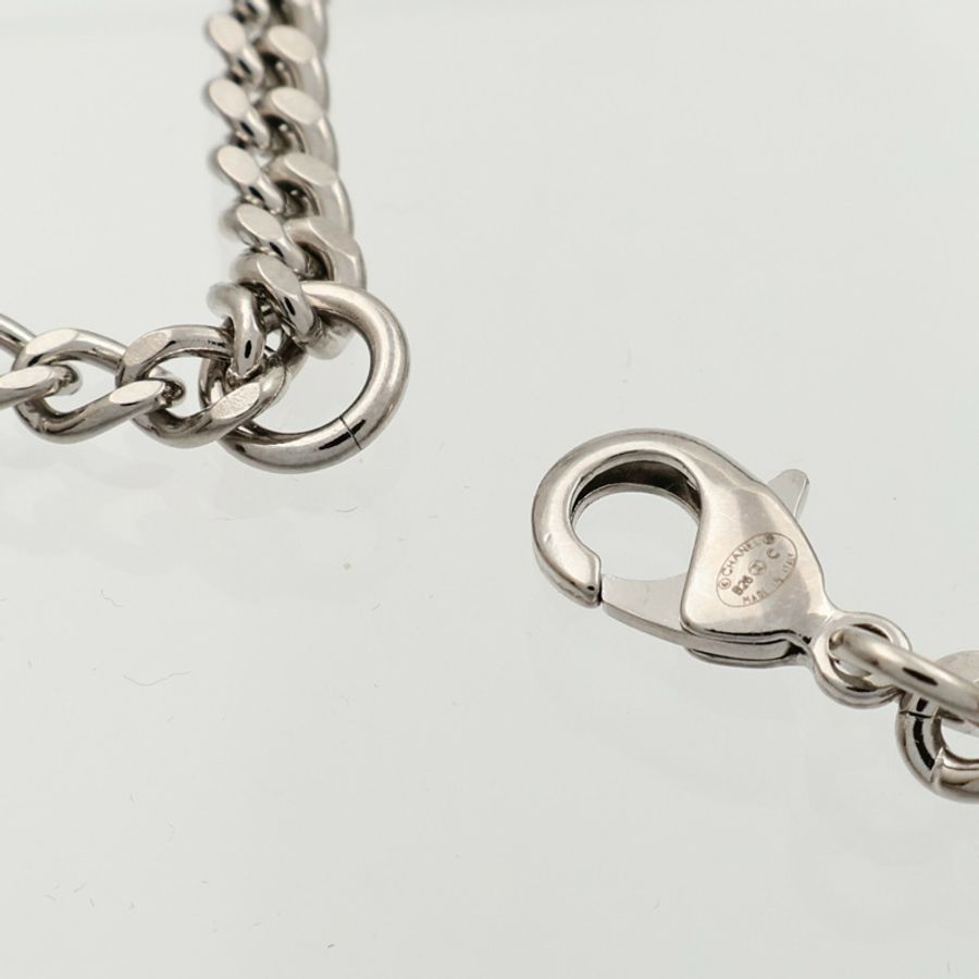 CHANEL 羊皮皮革/金屬Necklace項鍊-7