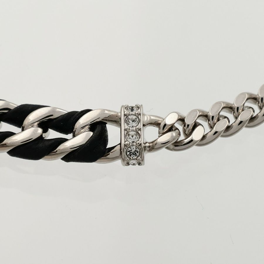 CHANEL 羊皮皮革/金屬Necklace項鍊-9