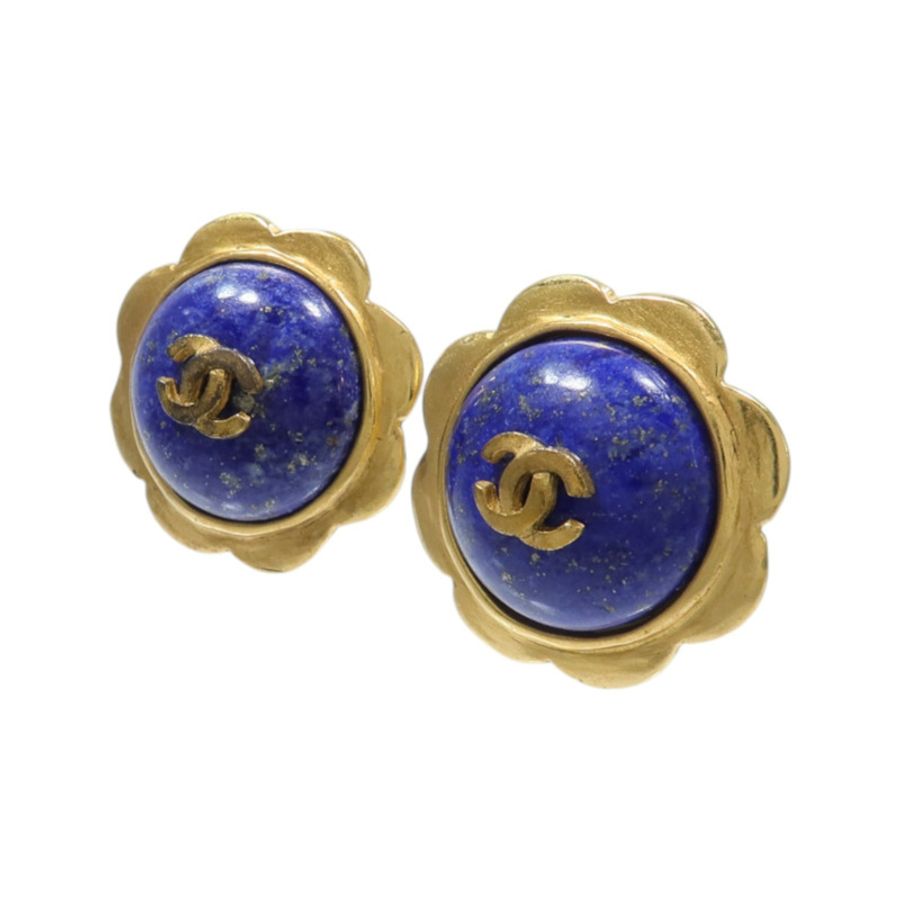 CHANEL 金屬/PVC Vintage Earrings耳環-1
