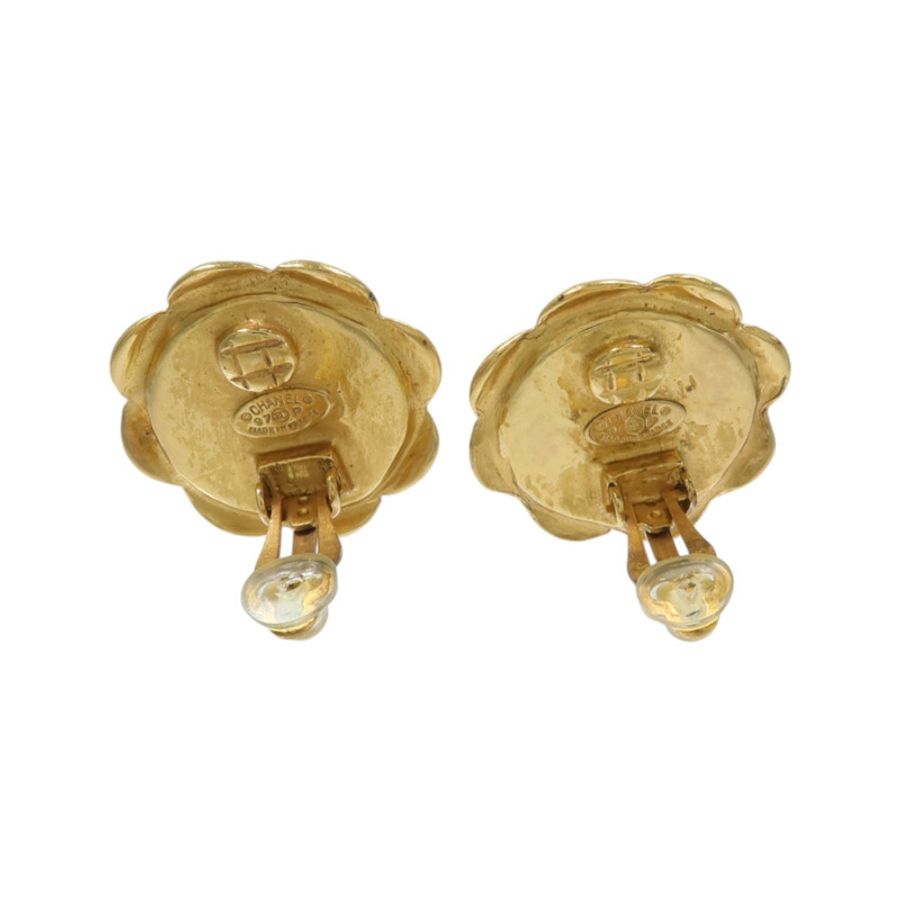 CHANEL 金屬/PVC Vintage Earrings耳環-2