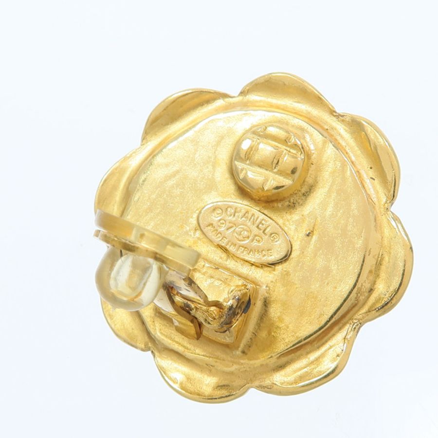 CHANEL 金屬/PVC Vintage Earrings耳環-4