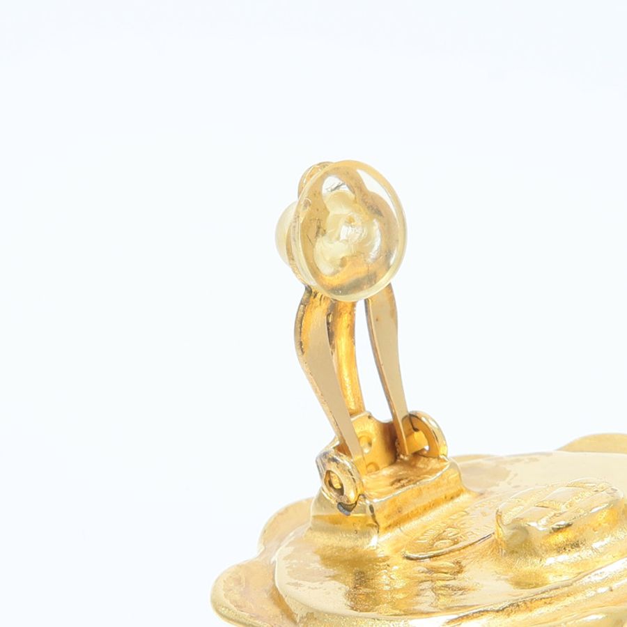 CHANEL 金屬/PVC Vintage Earrings耳環-7