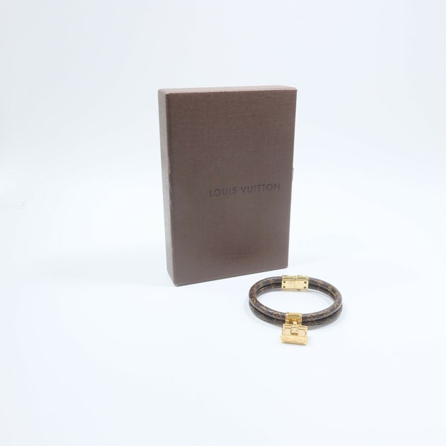 LOUIS VUITTON Monogram Petite Malle Bracelet手鏈-9