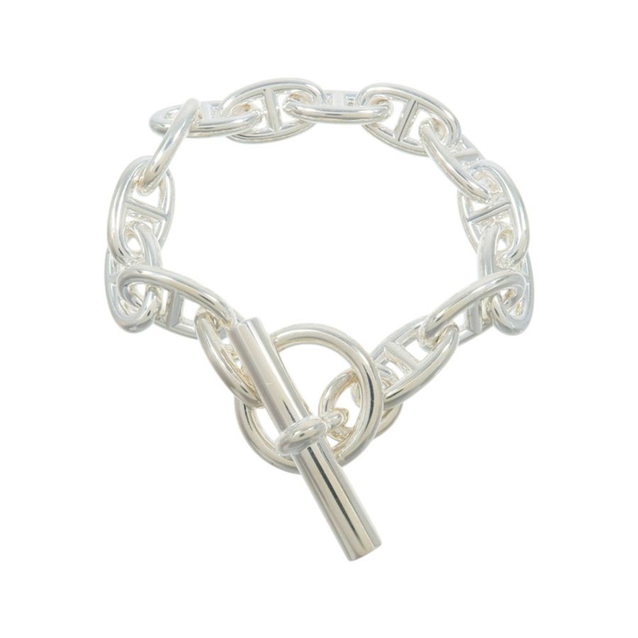 HERMES 925純銀Chaine d Ancre Bracelet手鏈-3
