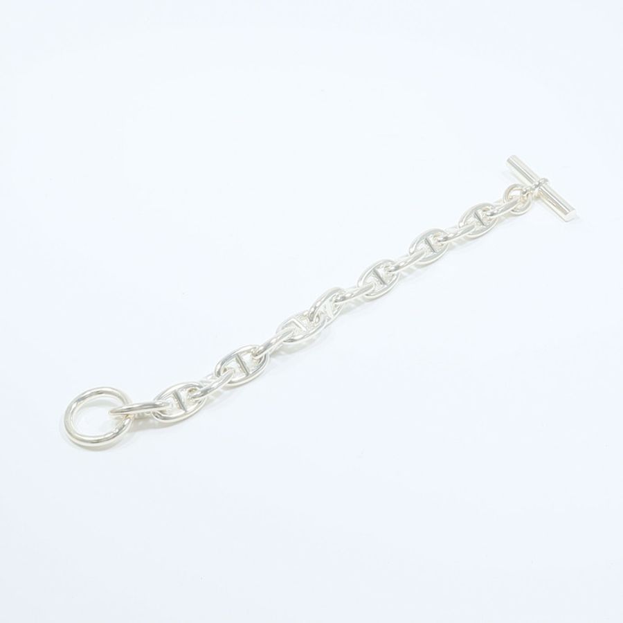 HERMES 925純銀Chaine d Ancre Bracelet手鏈-4