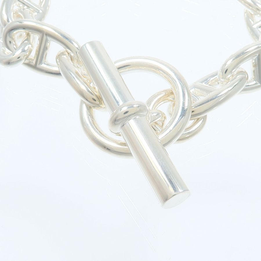 HERMES 925純銀Chaine d Ancre Bracelet手鏈-5
