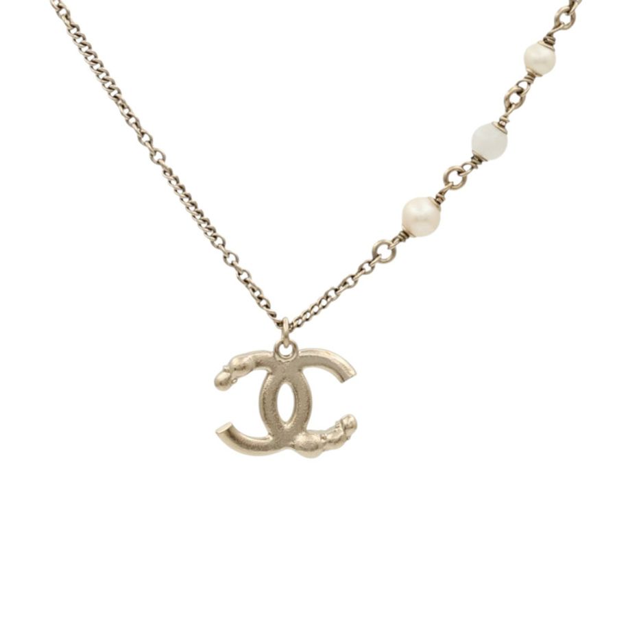 CHANEL 金屬/PVC Necklace項鍊-1