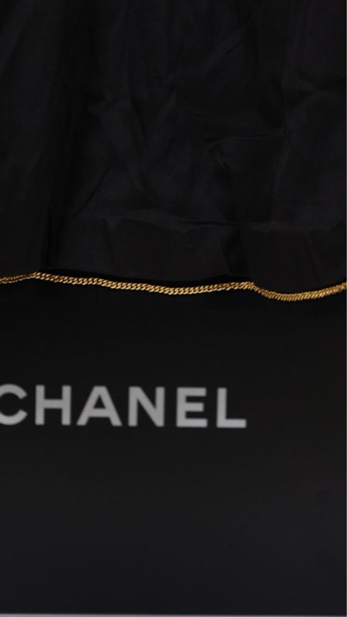 Chanel 96年黑色羊毛琉璃扣四口袋上衣外套-22